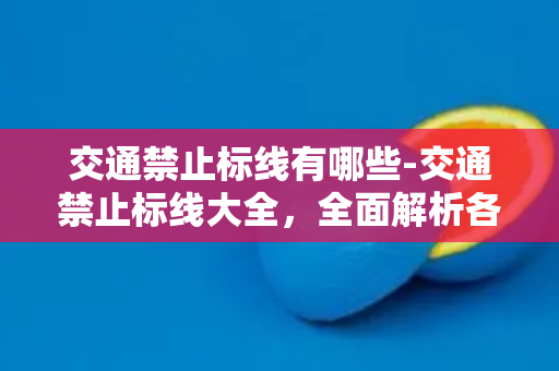 交通禁止标线有哪些-交通禁止标线大全，全面解析各类禁止标志及其含义！